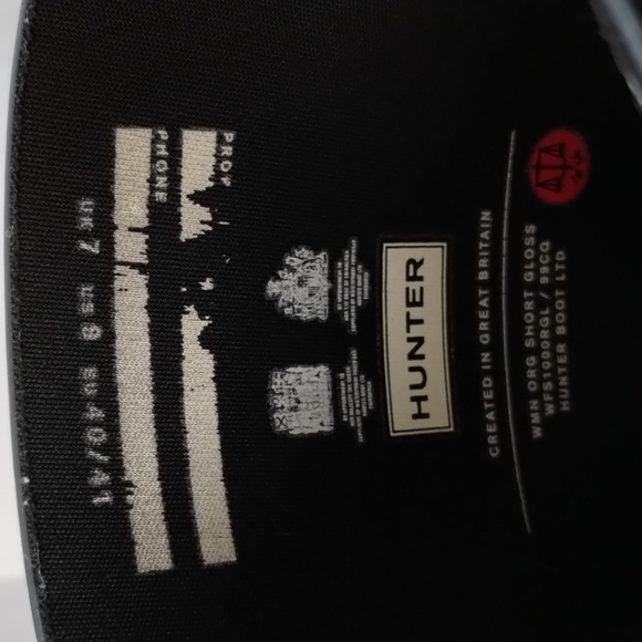 Hunter Rain Boots Original Short Gloss sz 9 - Picture 11 of 11